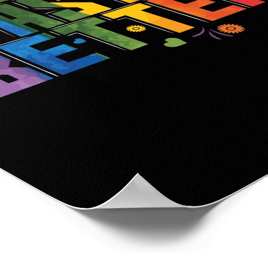 Schwul "Typs Geschmack Better" Poster (Ecke)