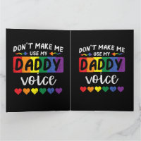 Schwul, zwing mich nicht, Daddy-Stimme zu benutzen