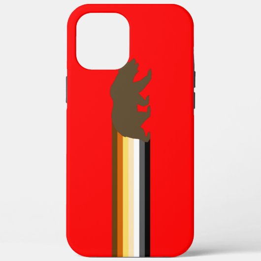 Schwule-Bären-Pride-Flagge Case-Mate iPhone Hülle (Rückseite)