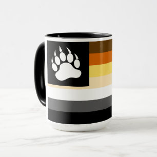 Schwule Bären Stolzflagge Bärenpranke Tasse
