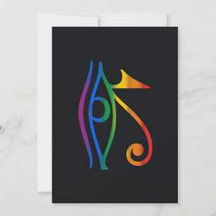 Schwule Goth Pride Flagge Feiertagskarte