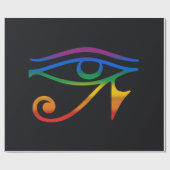 Schwule Goth Pride Flagge Geschenkpapier (Flach)