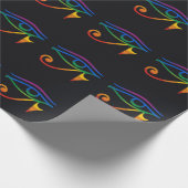 Schwule Goth Pride Flagge Geschenkpapier (Ecke)
