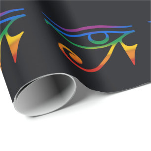 Schwule Goth Pride Flagge Geschenkpapier
