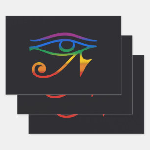Schwule Goth Pride Flagge Geschenkpapier Set