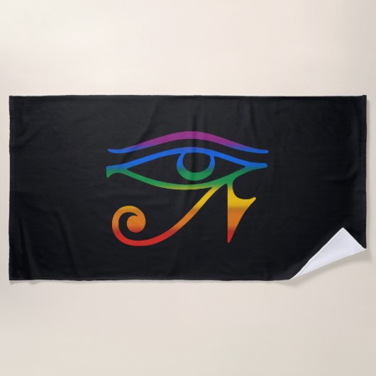 Schwule Goth Pride Flagge Strandtuch (Vorderseite)