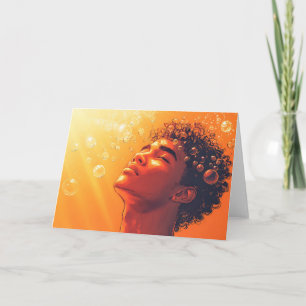 Schwule Grüße Karte - Baden in Strahlen