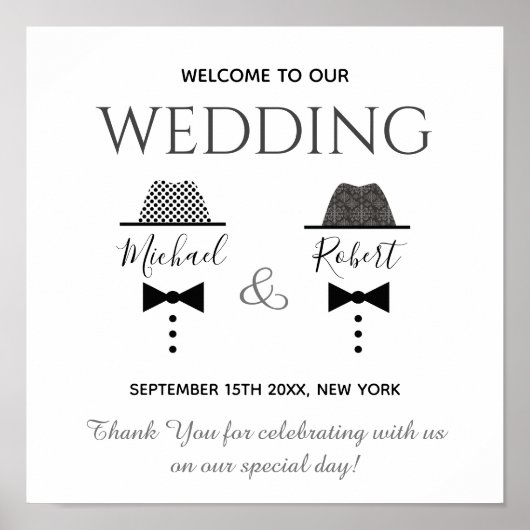 Schwule Hochzeit Poster (Vorne)