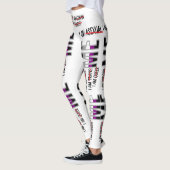 Schwule, Lesben, Bi, Trans, Que, asexuell BIN ICH Leggings (Links)