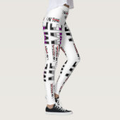 Schwule, Lesben, Bi, Trans, Que, asexuell BIN ICH Leggings (Rechts)