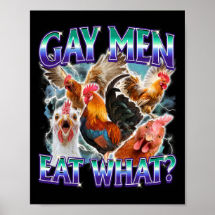 Schwule Männer essen was Lustiger LGBTQ Verbündete Poster