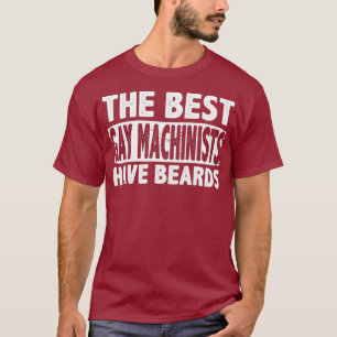 Schwule Männer Maschinist Bart Merch Lustige Gesch T-Shirt