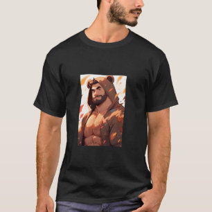 Schwule Muskel-Daddy-Bär-Kunst Pride Bär-Bruderhoo T-Shirt