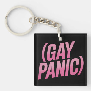 Schwule Panik-LGBTQ-Proteststolz Schlüsselanhänger
