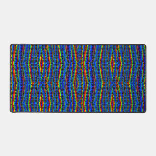 Schwule Regenbogenflagge Farben Geometrisches Desi Schreibtischunterlage