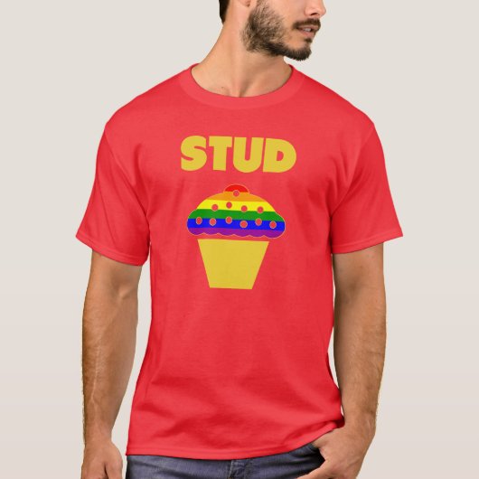 SCHWULE STUD-MUFFIN T-Shirt (Vorderseite)