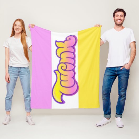 Schwule TWINK Pride Geschenk Akzentdecke Fleecedecke (Beispiel)