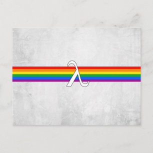 Schwulen-Stolz-Aktivismus Postkarte