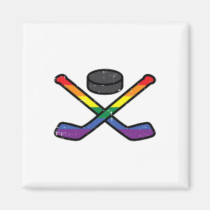 Schwulen-Stolz-Eishockey-Regenbogenflagge-LGBTQ-Sp Magnet