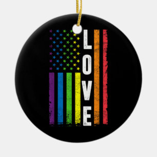 Schwulen Stolz Geschenke Männer Frauen LGBT Regenb Keramik Ornament