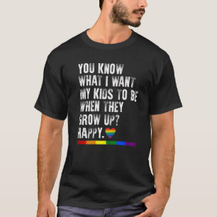 Schwulen Stolz LGBT Bewusstsein Eltern Mutter Vate T-Shirt