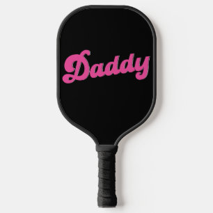 Schwulen Stolz LGBT Rosa Bär Schwuler Daddy  Pickleball Schläger