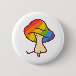 Schwulen-Stolz-Pilz-Anstecker Button
