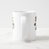 Schwulen Tag Jumbo-Tasse (Rückseite)