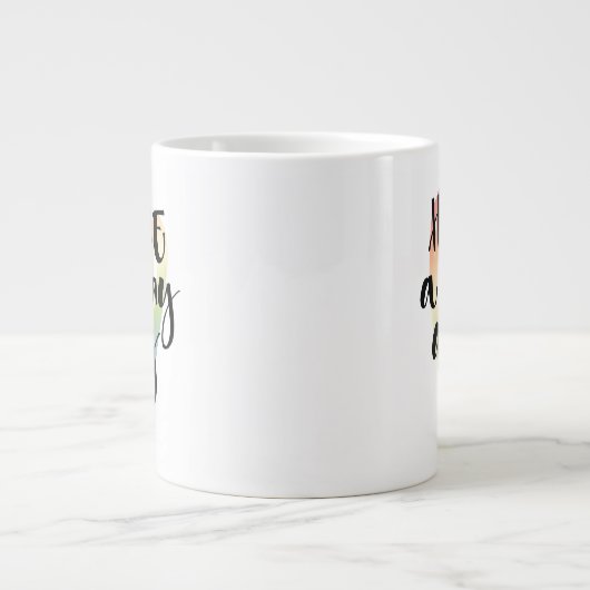 Schwulen Tag Jumbo-Tasse (Vorderseite)