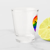 Schwulenherz Schnapsglas (Links)