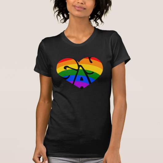 Schwulenherz T-Shirt (Vorderseite)