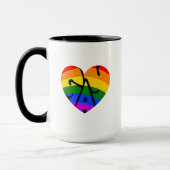 Schwulenherz Tasse (Links)