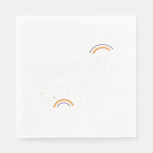 Schwulenklänge im Copy Serviette (Vorderseite)