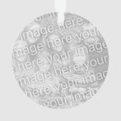 Schwulenpaar-Kaukasier-Amerikaner-Heiliger Ornament (Rückseite)