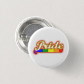 Schwulenstolz Leuchtender Stolz Button (Vorne & Hinten)