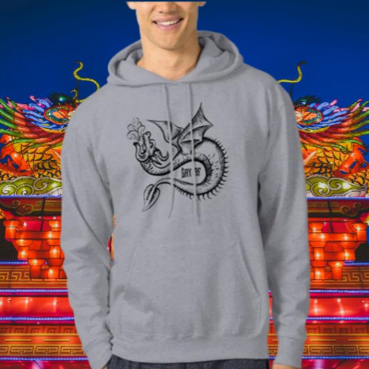 Schwuler AF-Drache Hoodie