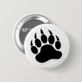 Schwuler Bär Pride 3D Effekt Bärenklaue - Knöpfe Button (Vorne & Hinten)