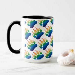 Schwuler Bär Pride Bärenpfote Geschenkpapier Tasse
