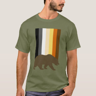 Schwuler Bär Pride Flag Bär T-Shirt