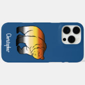 Schwuler Bären-Stolzflagge Farbiger Bär Benutzerde Case-Mate iPhone Hülle (Rückseite (Horizontal))