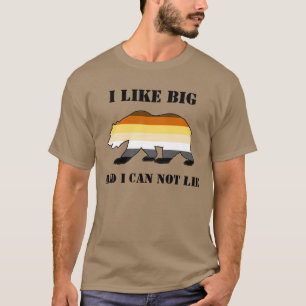 Schwuler Bärenstolz Ich mag große Bären und ich ka T-Shirt
