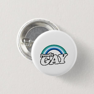 Schwuler Mann und stolz Button
