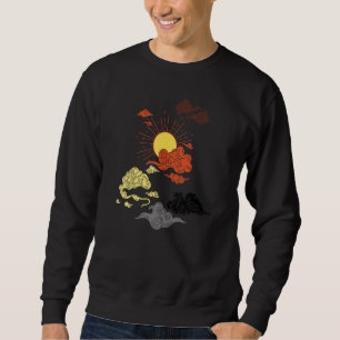 Schwuler männlicher Bär Stolz subtiler LGBTQ japan Sweatshirt