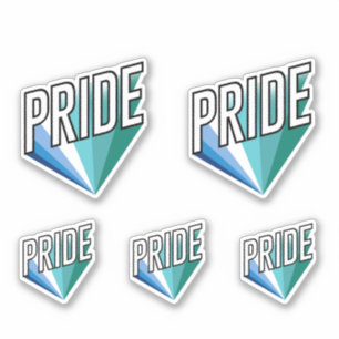 Schwuler männlicher Pride-Ausbruch Aufkleber