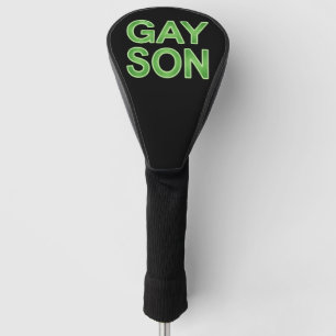 Schwuler Sohn Lustig LGBTQ Stolz Golf Headcover