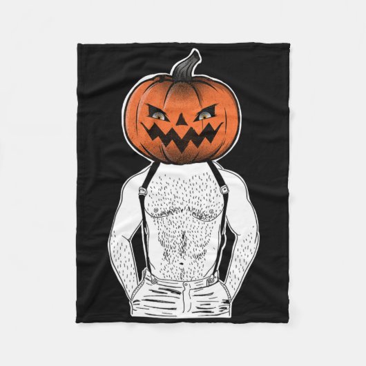 Schwules Halloween Fleecedecke (Vorderseite)