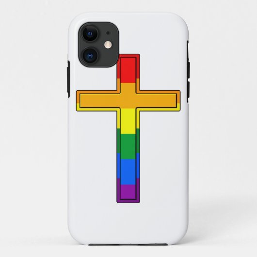 Schwules Kreuz Case-Mate iPhone Hülle (Rückseite)