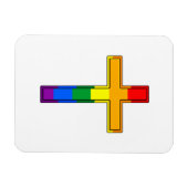 Schwules Kreuz Magnet (Horizontal)