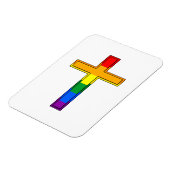 Schwules Kreuz Magnet (Linke Seite)