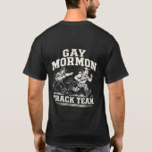 Schwules Mormon Track Team T-Shirt (Rückseite)